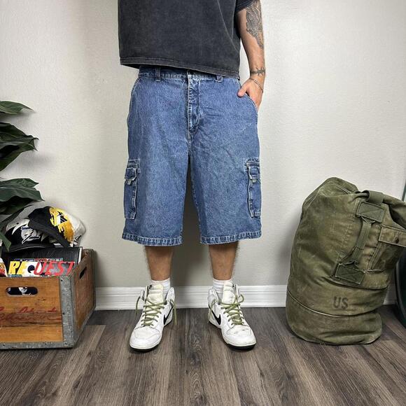 Utility Men's Blue Shorts - Picture 1 of 8